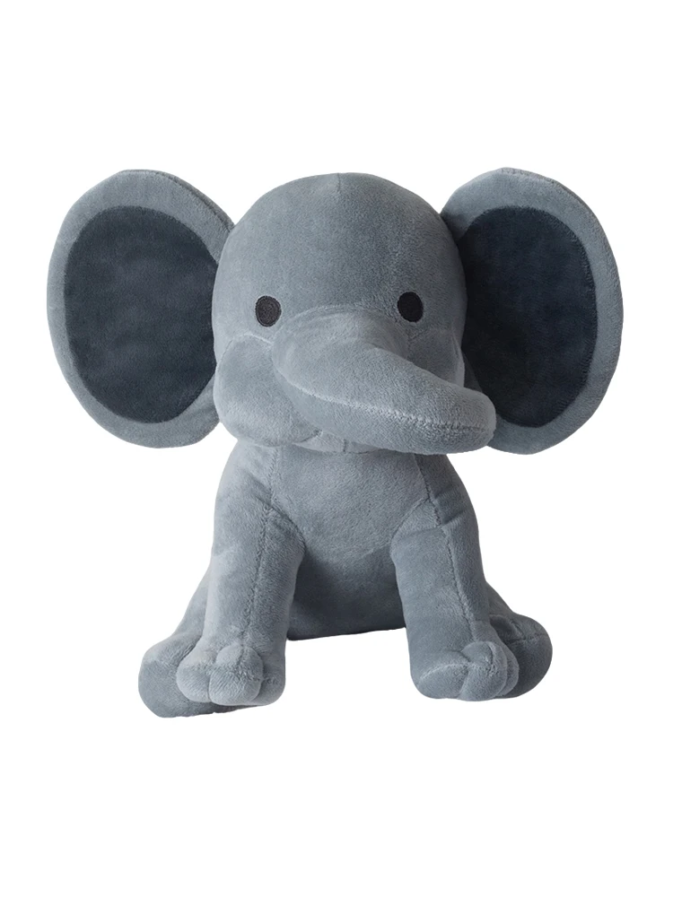 25cm/9.84in Zachte Pluche Olifant Knuffeldier - Schattig Pluizig Kleurrijk Pluche Speelgoed (Meerdere Kleuren: Roze/Blauw/Paars/Regenboog) - Id - afbeelding 2