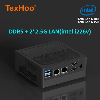 معالج TexHoo الجديد 12th Gen Mini PC Windows11 Intel N100 N1...