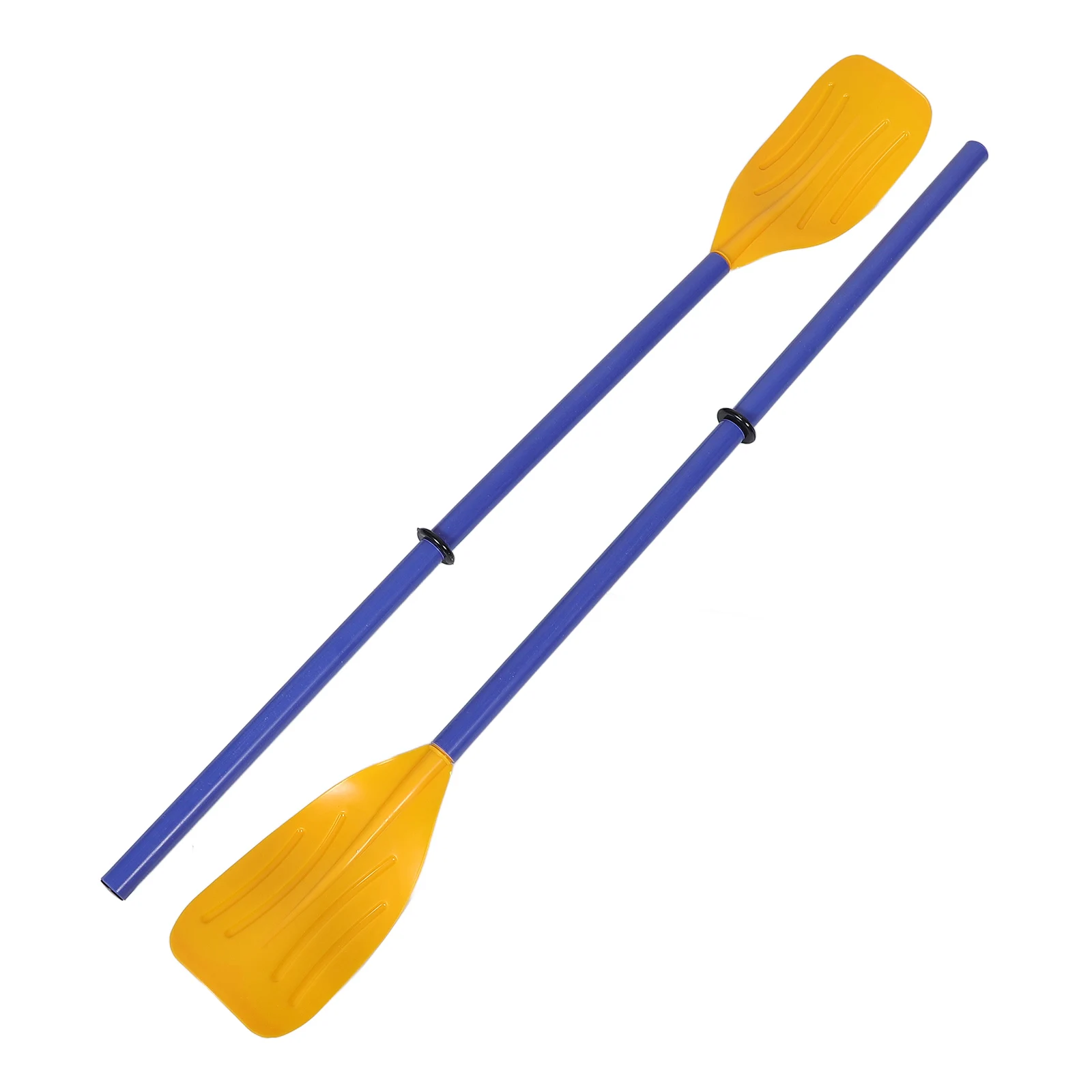 

2Pcs Kayak Paddle Plastic Blade Canoe Boat Paddles Floating Inflatable Extendable Lightweight ABS Portable Water Sports Boating