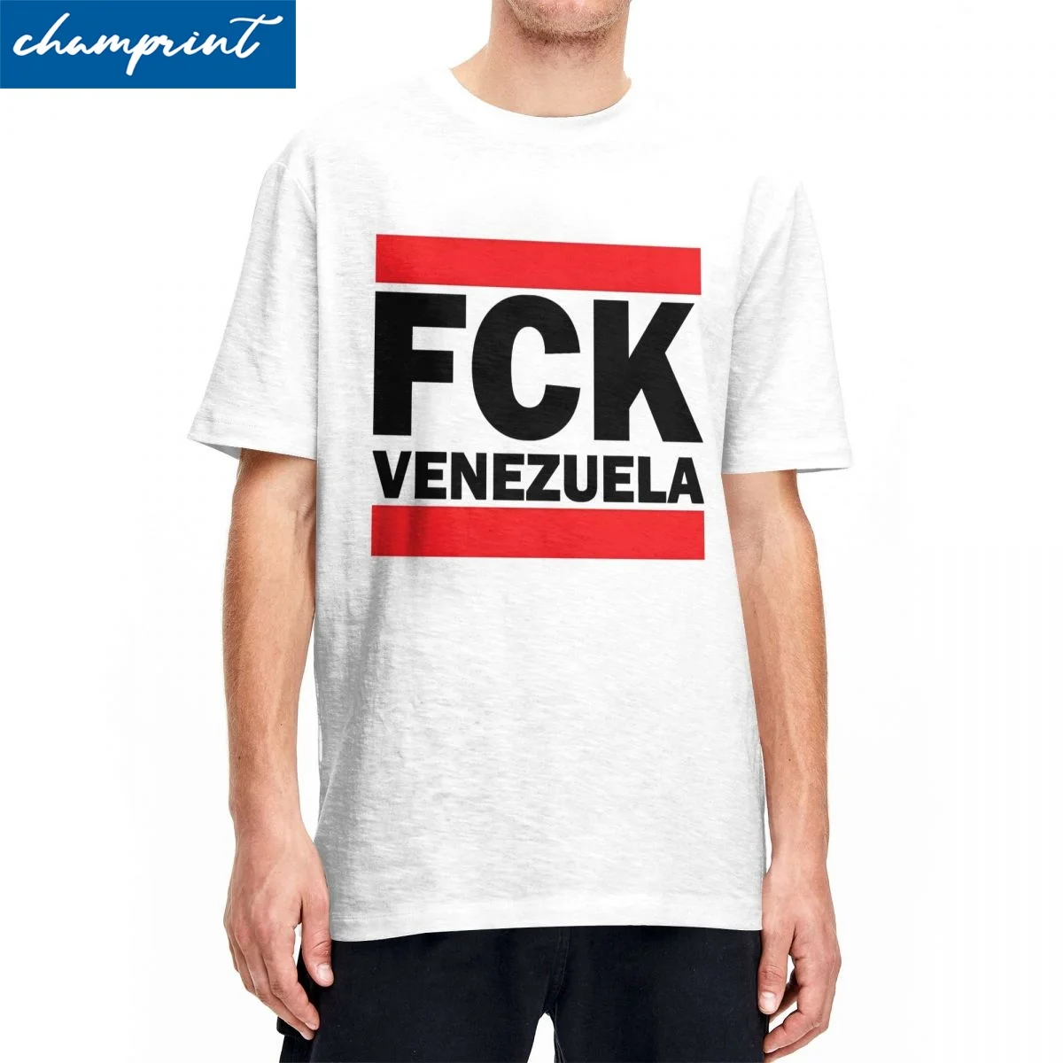 Men Women T-Shirt FCK Venezuela Maduro Guyana South America 100% Cotton Tee Shirt Short Sleeve T Shirt Crewneck Clothes Classic