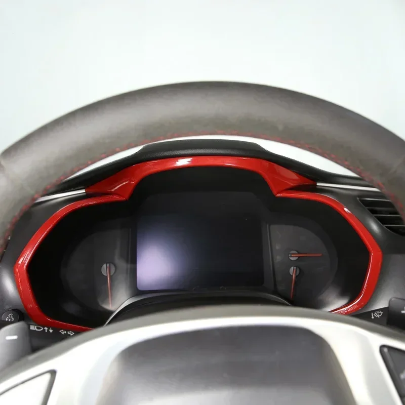 For 2014-2019 Chevrolet Corvette C7 ABS car styling car dashboard trim strip sticker car modification protection accessories 4