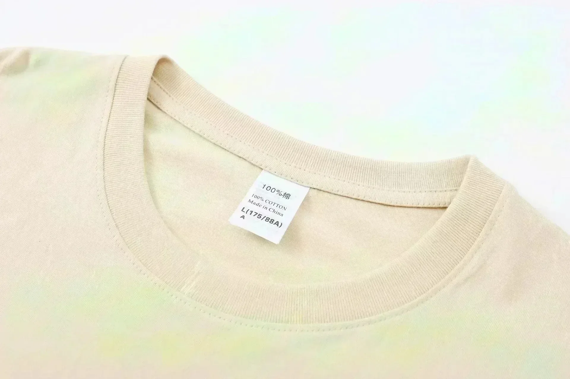 Neues T-Shirt mit kurzen Ärmeln – schlichtes Design, für Damen und Herren, ideal für Paare. Sommer 2026, lockeres und lässiges T-Shirt mit Rundhalsausschnitt – Detail 6