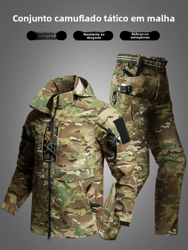 camouflage-work-uniform-men's-tactical-outdoor-wear-windproof-wear-resistant-dirt-proof-construction-auto-repair-labor-protec