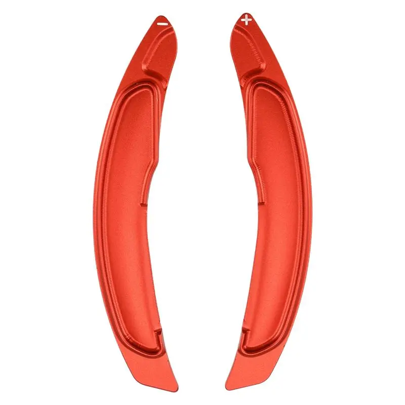 Exquisite Red Aluminum Alloy Steering Wheel Paddle Shifter Extension For Mitsubishi Lancer Evo X 2008-2016