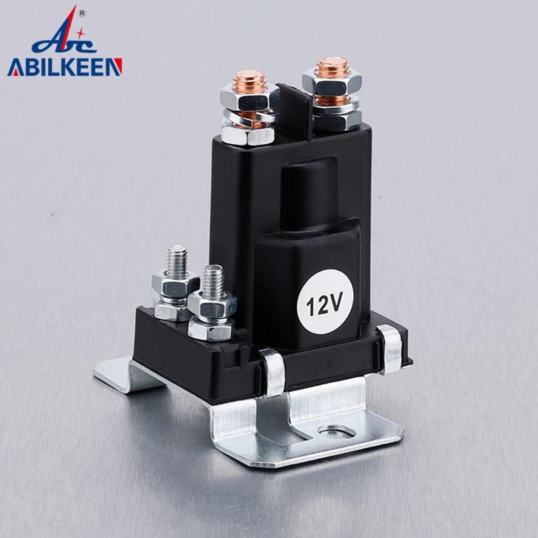 ABILKEEN DC12V/24V 500A Large Current Automotive Car Starter Relay Switch Double Batteries Isolator Control On/Off Switch