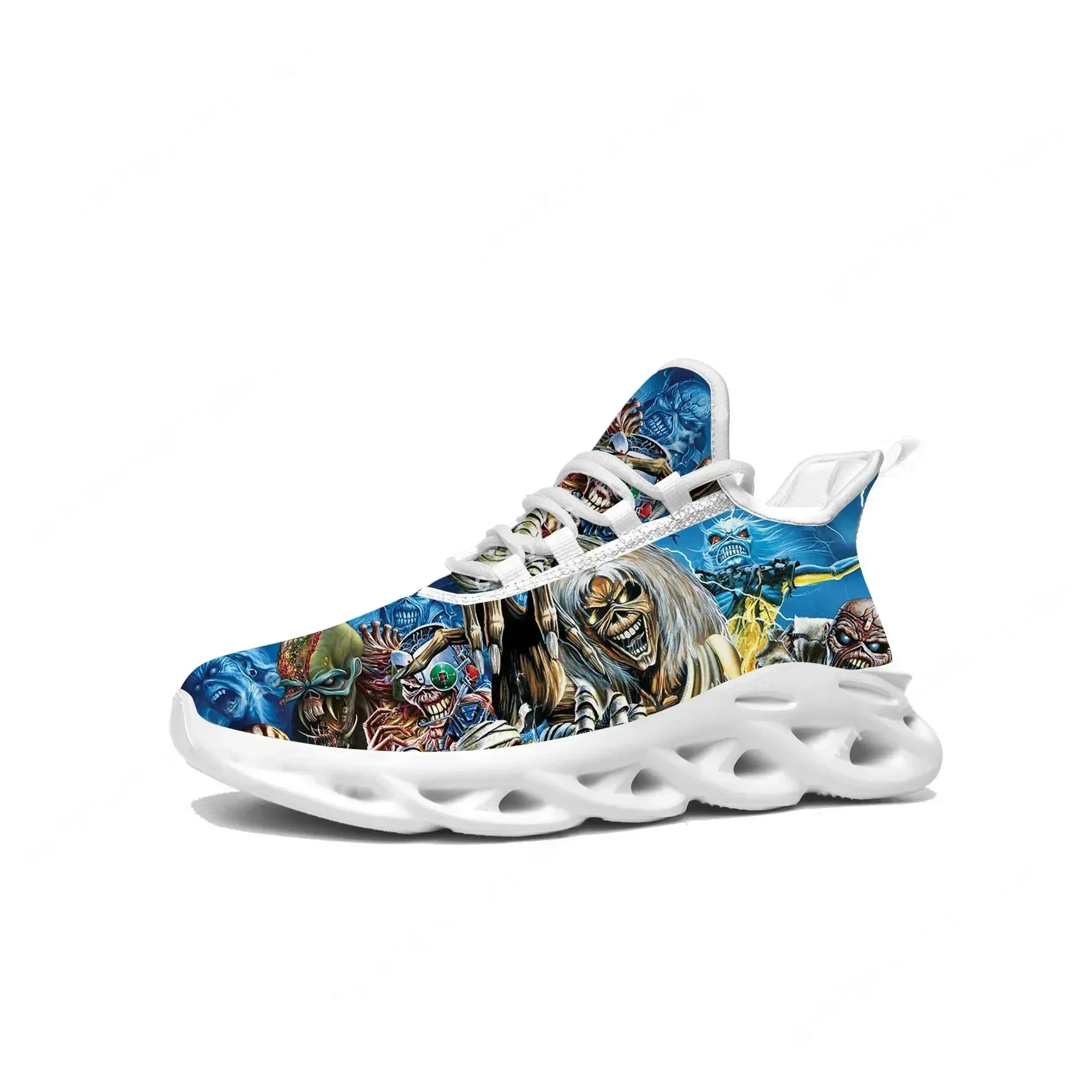 M-Maidens H-Heavy M-Metal Rock Band Singer Music Iron Flats Sneakers Mens Sports Shoes High Quality Sneaker customization Shoe