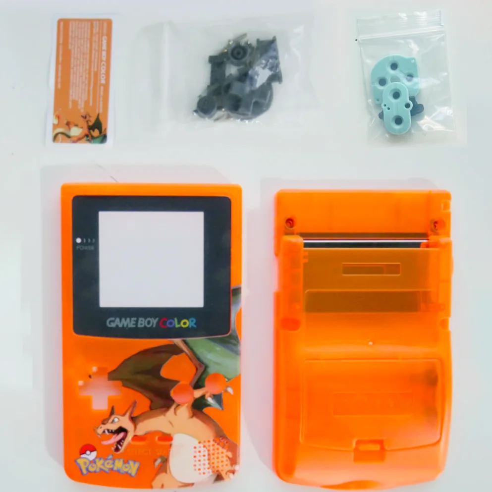 GBC Limited Edition Pokémon theme Gengar Squirtle Case replacement shell Compatible with the original 2.32-inch screen.