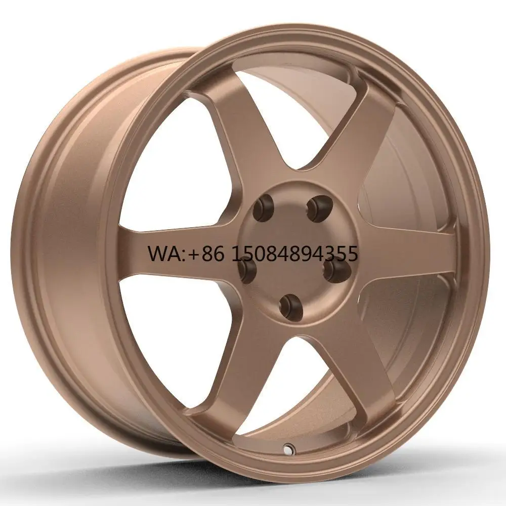 

V1 Style Five Spoke Gold Forged Alloy Rims 19x9.5/19x10.5 High Strength Racing Wheel Structure
