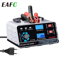 EAFC 12V/24V Car Battery Charger 400W Large Power Car Battery Charger Trickle Smart Pulse Repair for Car SUV Truck Boat