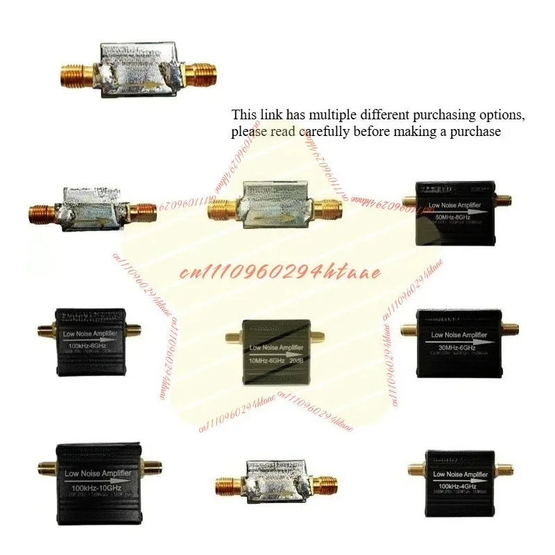 Zeenko BM series Low Noise Amplifier 100KHz-6GHz/10GHz Battery included 20dB High Gain LNA RF Power Preamplifier Module