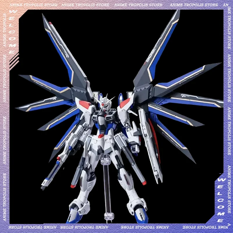 HG 1/144 Rising Freedom Assembly Model Kit Gaogao Solid Clear Color Anime Action Figure Mecha Robot Plastic Model Collection Toy