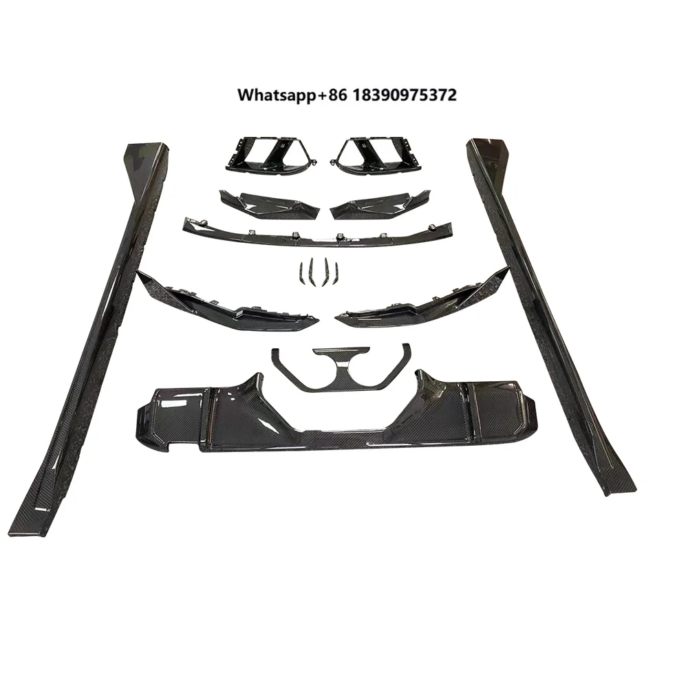 Upgraded MP Carbon Body Kit Front Lip Rear Lip Side Skirt Diffuser Spoiler  M3 G80 M4 G82