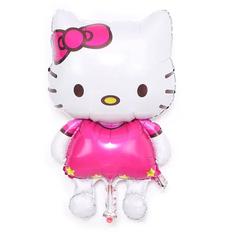 Duży balon 110cm duży uroczy balon Cartoon Hello Kitty zabawka balony urodzinowe imprezowe dekoracje dziewczyna prezenty dla dzieci balony