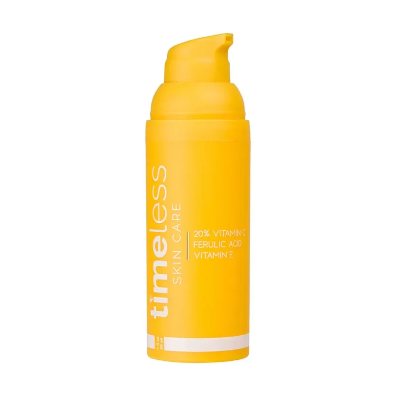 Suero de ácido ferúlico Timeless para el cuidado de la piel, suero blanqueador antiarrugas Brigin para el rostro, maquillaje a granel, 30ml, 20% de vitamina C + E, 1 caja, 2 cajas, 5 cajas