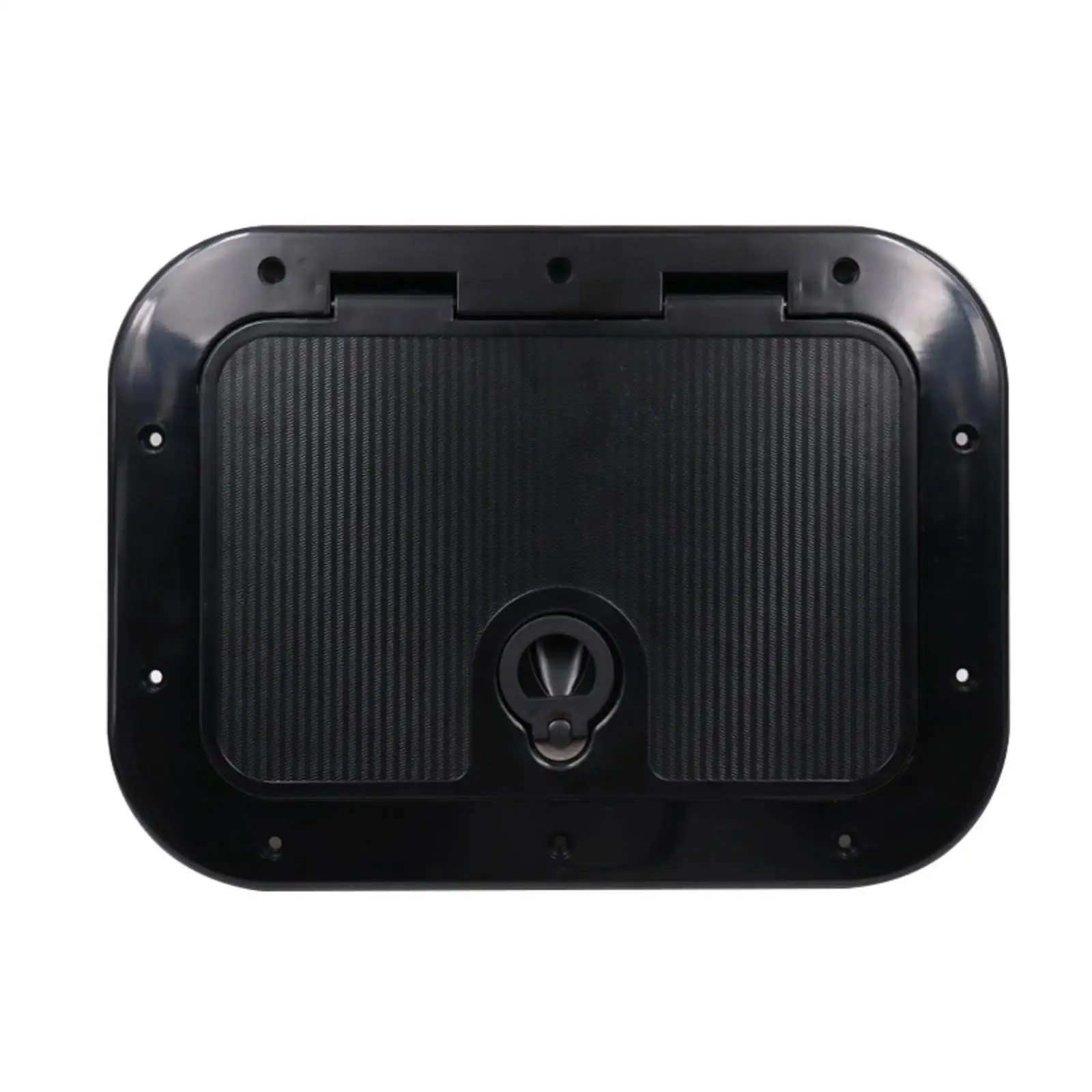 Yacht Deck Plate Cover ABS Plastic Hinged Access Port Pre Drilled Mounting Holes for Boat Deck