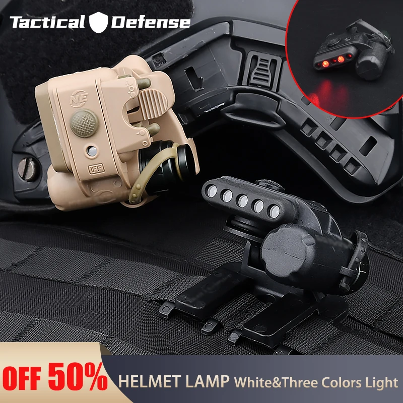 

Tactical Fast Helmet Light Set Gen3 HL1 White IR Red Lamp Outdoor Hunting Wargame Signal Light Infrared LED SafetyHat Airsoft Ac