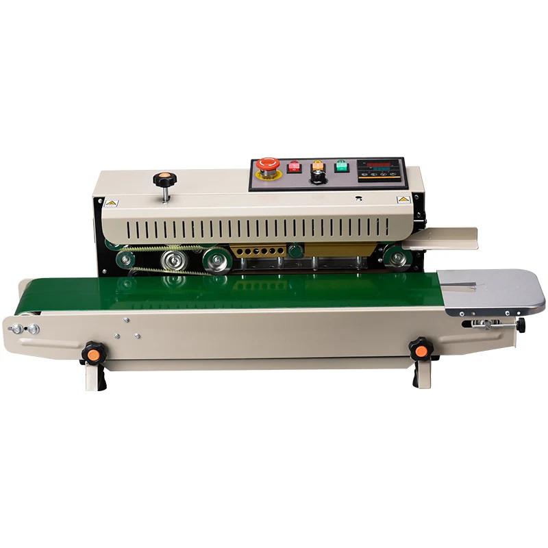 YOUNGSUN FR-770  Continue Band Semi-auto Vertical Sealer With Counter Continuous Film Plastic Bag Heat Sealing Machine