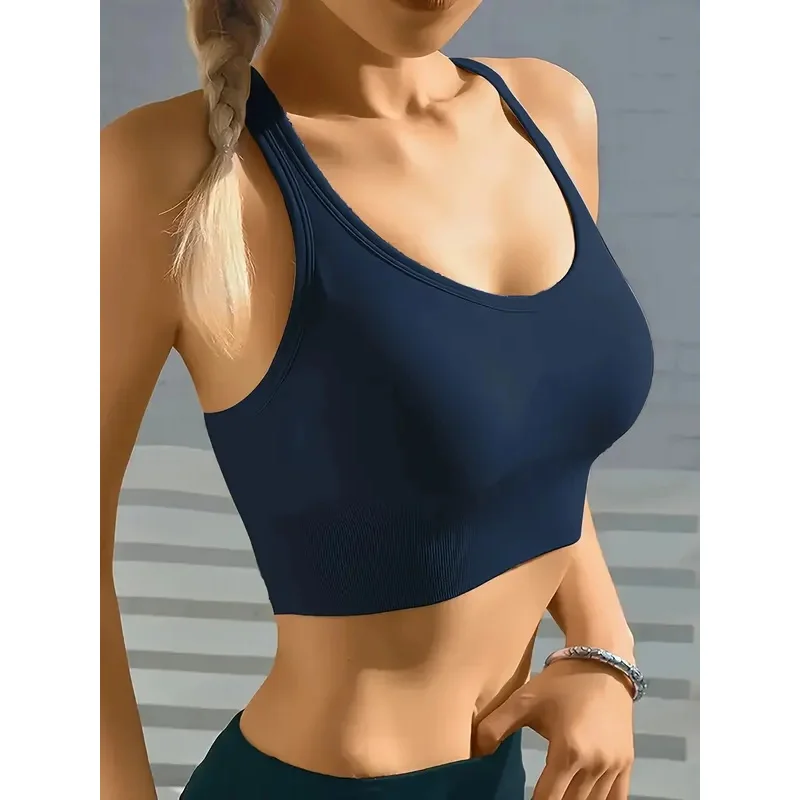 Get the Best Sports Seamless Comfy & Breathable Push Up Yoga Tank Bra for Just .42!