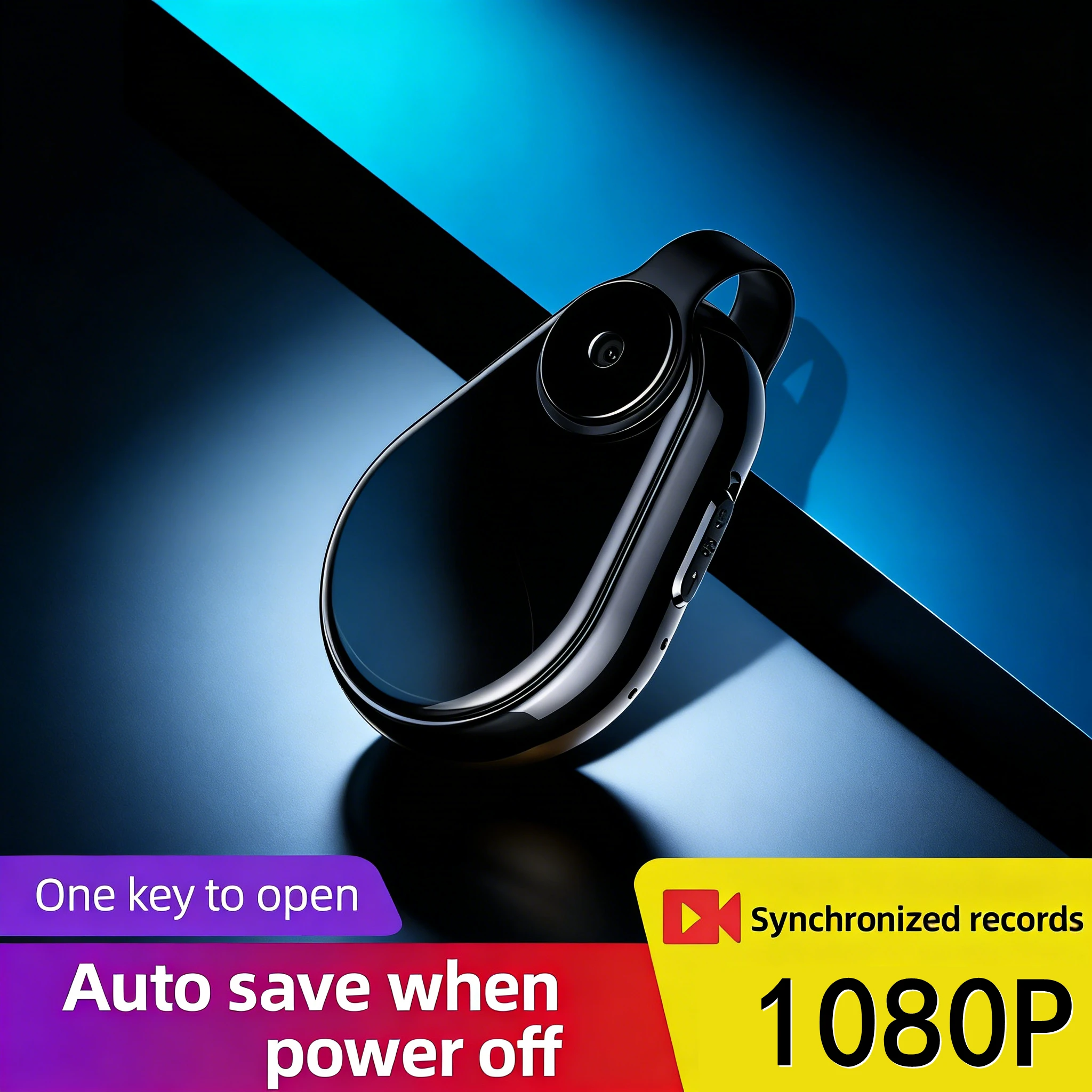 1080P Mini Body Worn Camera, One Key Record Portable Wearable Cam with Audio, Auto Save for Law Enforcement, Meeting, Travel view 4