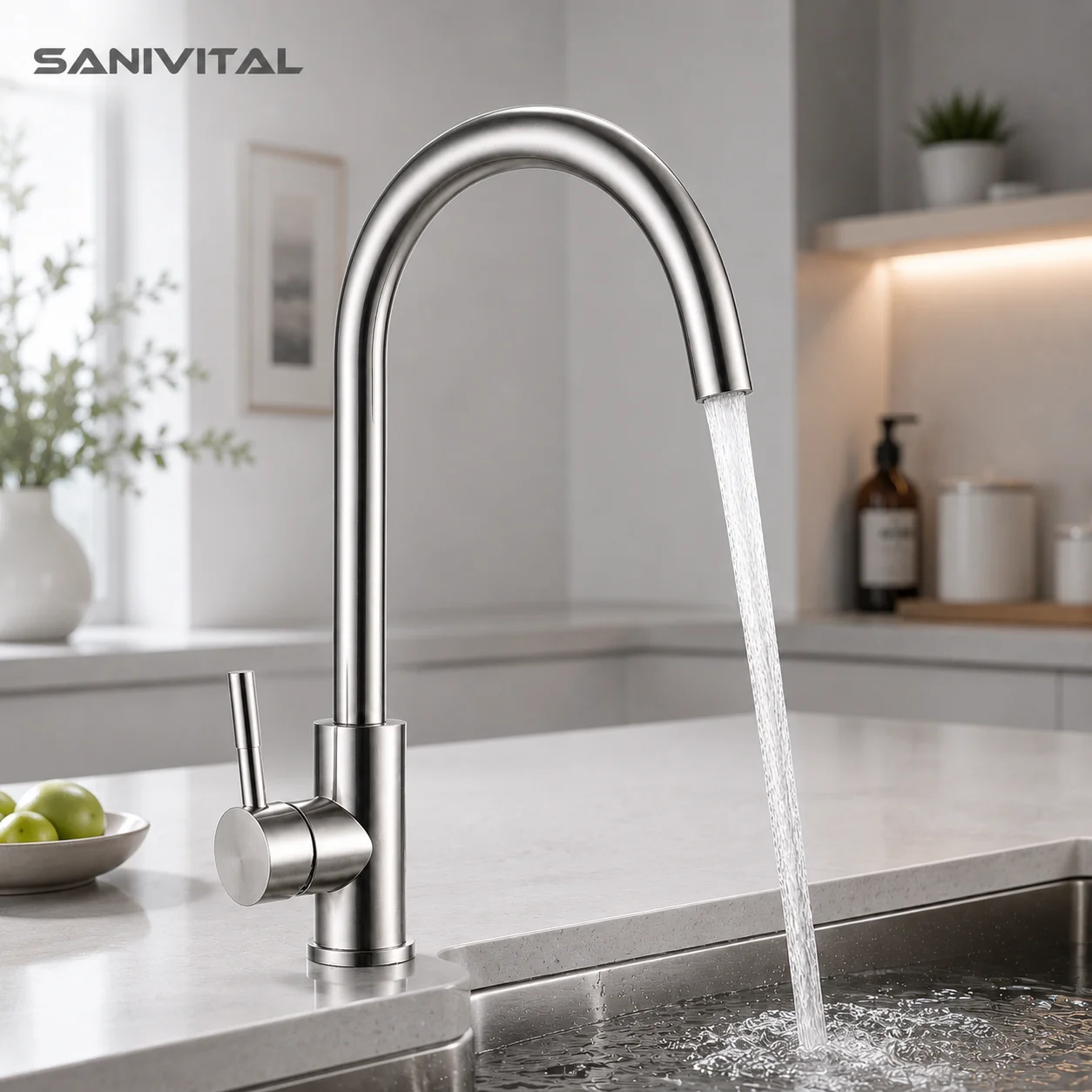sanivital-304-ステンレス鋼キッチン蛇口ハイアークグースネックシンクミキサータップシングルハンドル温冷水-360-°-スイベル