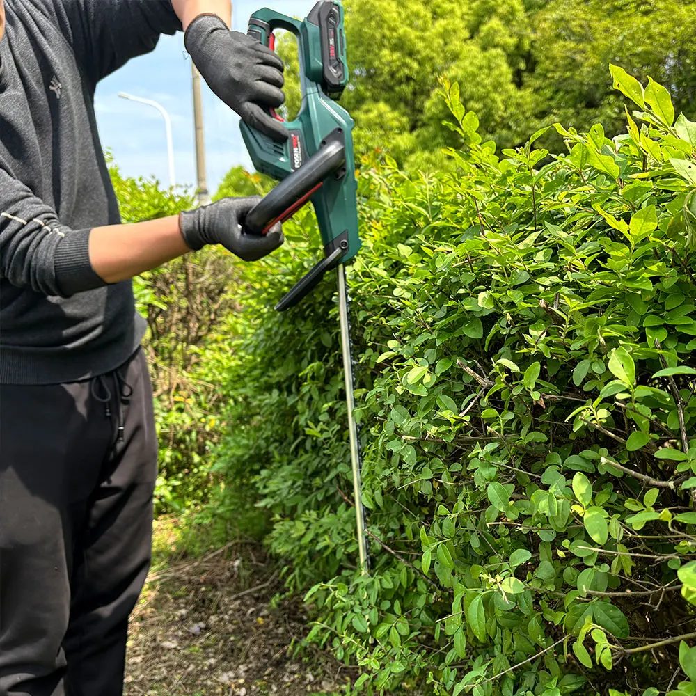 POSENPRO-Recortadora de setos eléctrica inalámbrica, sierra de podar de 1400RPM, cortacésped, herramientas eléctricas para recortar el jardín, para batería Makita