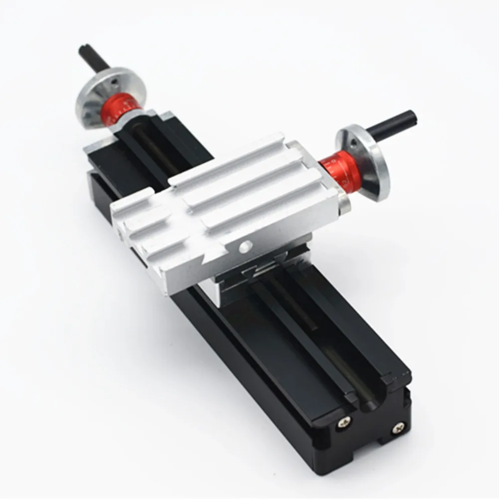 Metal Cross Table Slider Maximum Travel X Axis 200mm Y Axis 30mm Suitable for Tools Metal Mini Machines