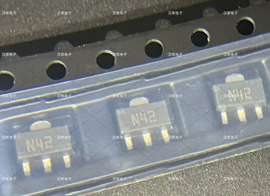 10PCS/20PCS/50PCS/100PCS/1000PCS   New original   STFN42   TRANS NPN 400V1A    SOT89  silk screen N42