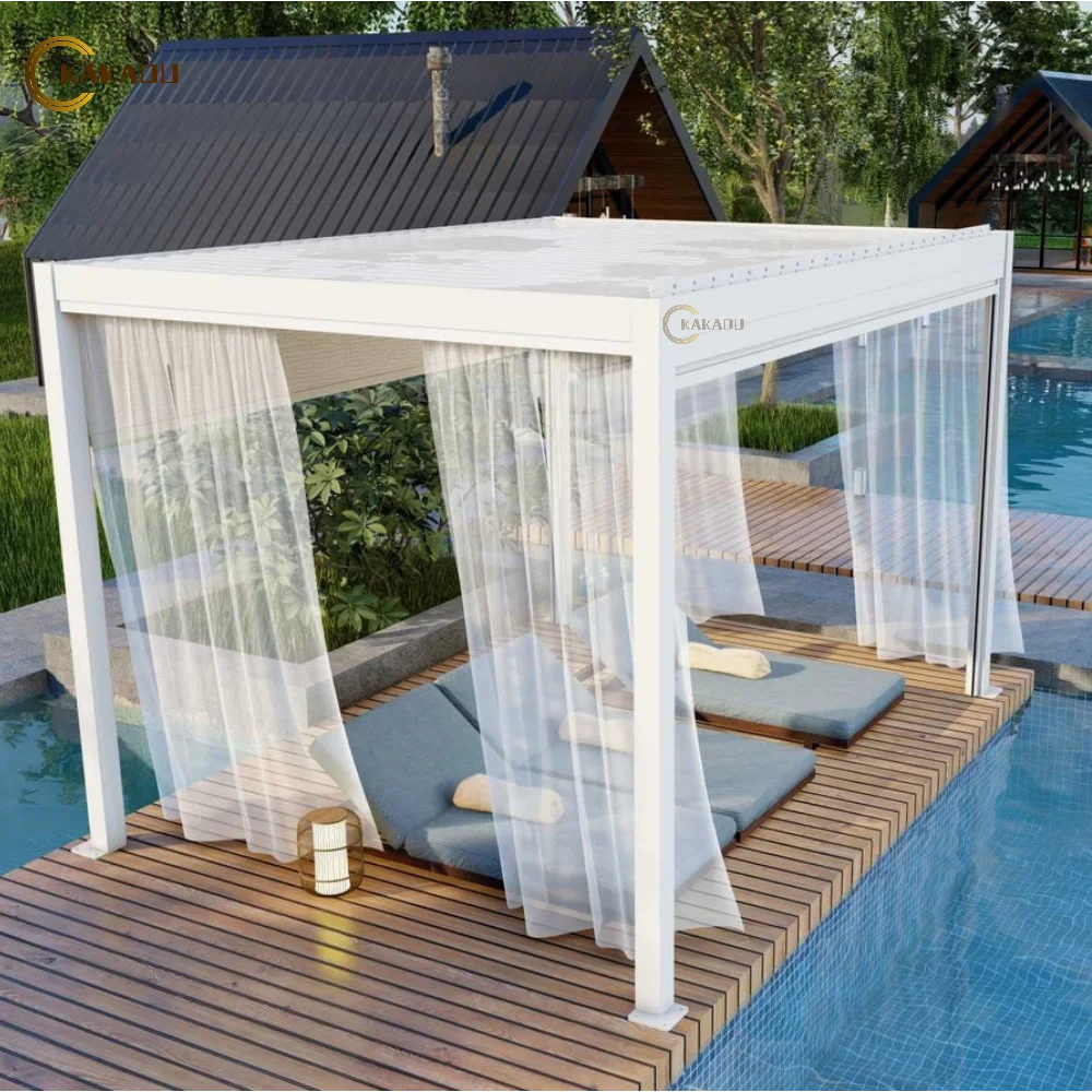 Outdoor Power For Gazebo - Pérgola para Exteriores KAKADU con Techo