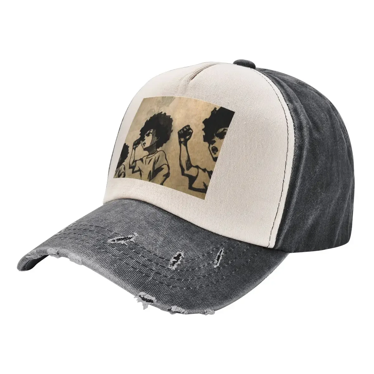 The Boondocks Huey Freeman Baseball Cap Gentleman Hat Hat Beach foam party Hat Sports Cap Caps Women Men's