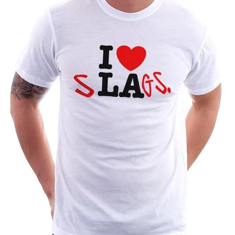 

Я люблю LA сорт, забавная белая хлопковая футболка stag party 5201