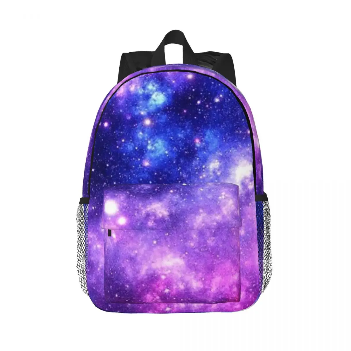 Mochilas de nebulosa para niños y niñas, moradas, azules, Galaxia, mochila escolar informal para niños, mochila para computadora portátil, bolsa de hombro de gran capacidad