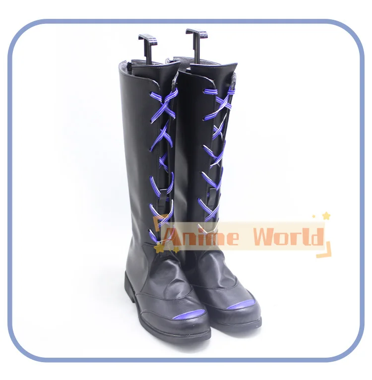 Jogo azul arquivo jomae saori cosplay sapatos halloween mulher sapatos feitos sob encomenda