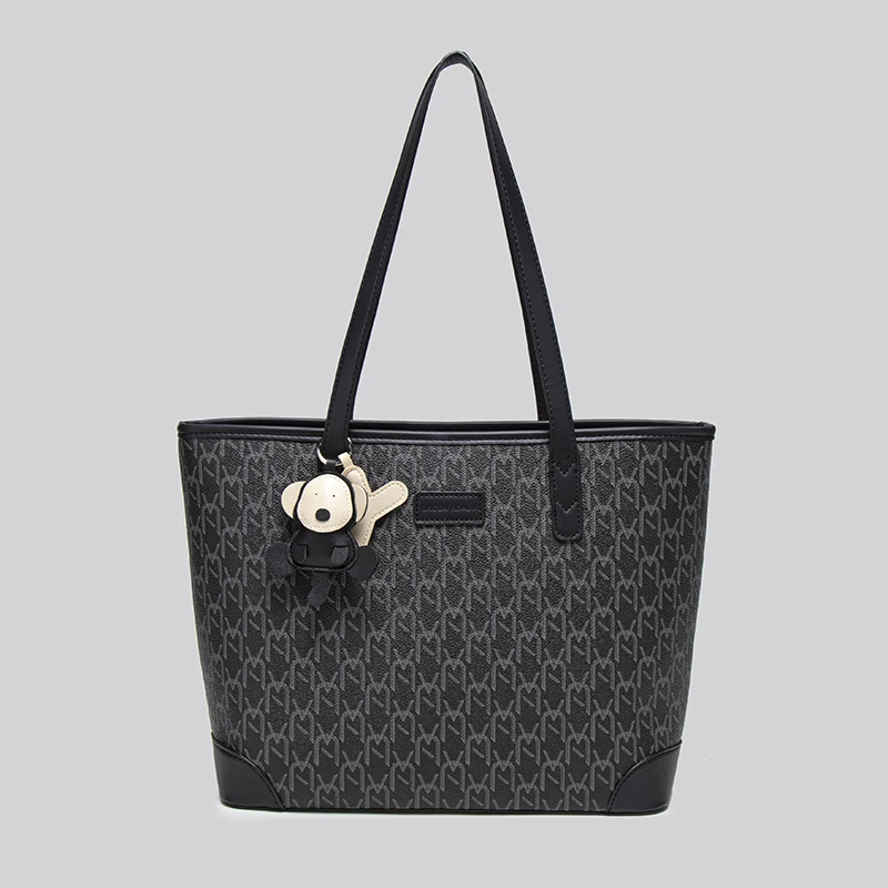 

Large Capaci Commuter Tote Bag Women's Single oulder Bag for Class And Work Sli Trendy op Bag ape PU Material