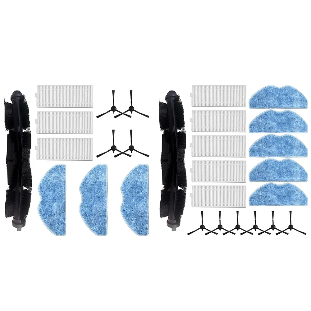 Hoofdzijborstel Filter Mop Pad Kit voor X10 SW Stofzuiger Vervangende onderdelen Huishoudelijke schoonmaakmiddelen Accessoires