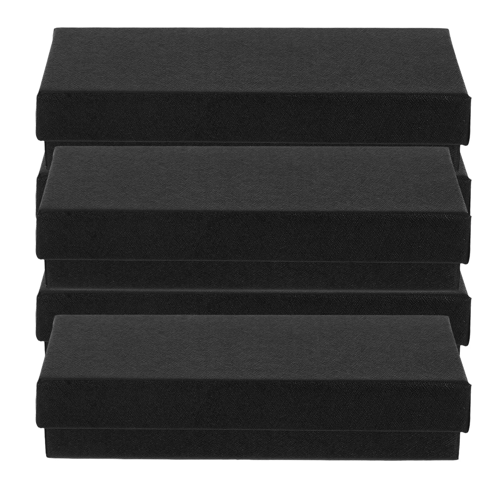 5Pcs Cardboard Watch Box Elegant Design Secure Closure Compact Size Ideal for Storing Watches Necklaces Earrings