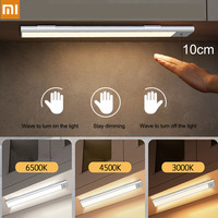 Xiaomi Night Light With Hand Wave Sensor USB Rechargeable Kitchen Lamp Wireless LED Cabinet Lights Magnetic For Bedroom Wardrobe
