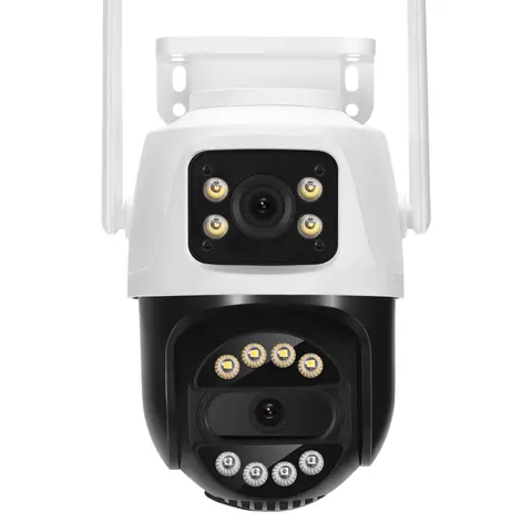 ASECAM 12MP 6K Wifi Camera 8X Zoom Dual Screen Ai Human Detect Auto Tracking CCTV Outdoor Security Surveillance Camera iCSee