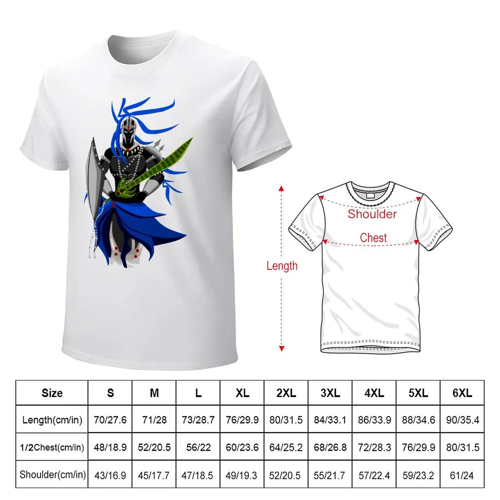 Warrior Ogum orixá T-Shirt boys t shirts T-shirt short clothes for men