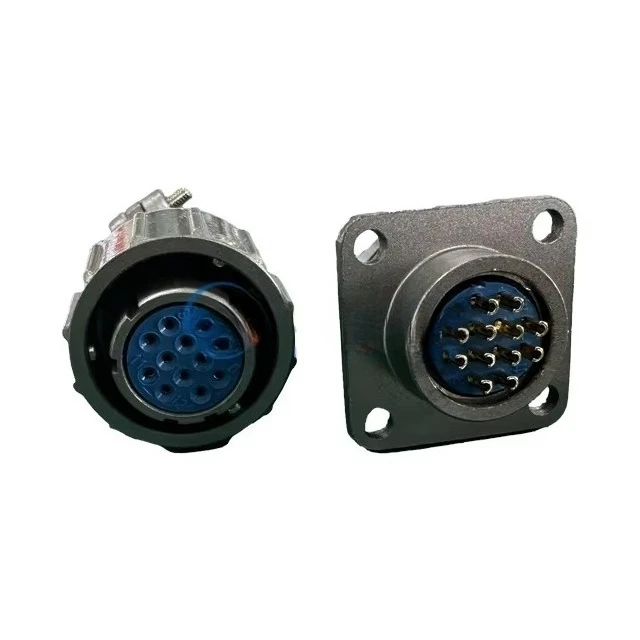 Q18 Series 12 Pin Male and Female Circular Connectors Q18K12P and Q18J12A Sublimation Blanks