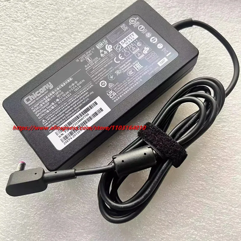 Genuine Chicony A18-135P1A A16-135PIB 135W Charger 19.5V 6.92A AC Adapter for Acer NITRO 5 AN515-55 N20C1 N18C3 ADP-135NB B