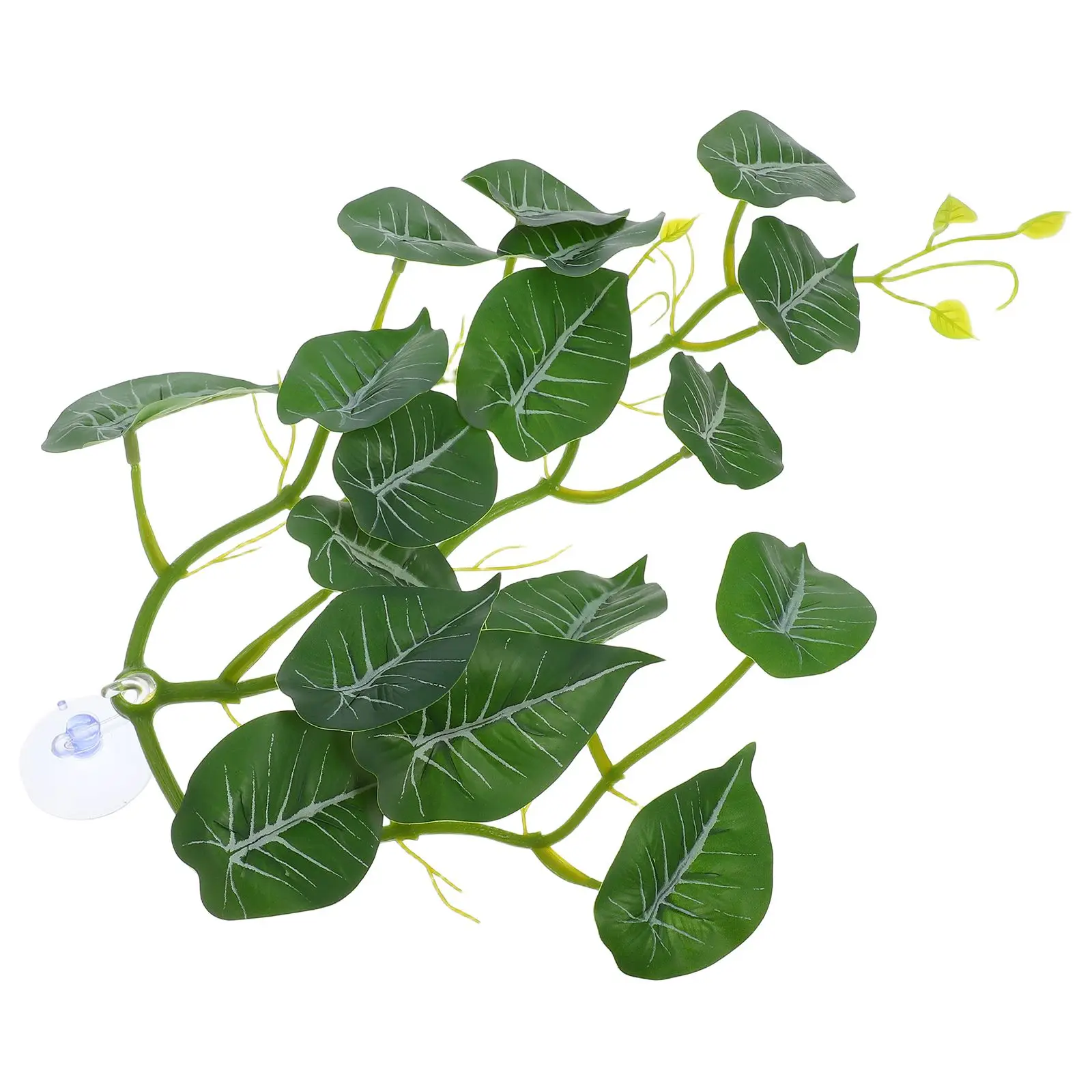 

Simulated Reptile Box Plant Fake Large Abs Lizard Habitat Decoration Plants Reptile Vines Suction Cup Portable Durable