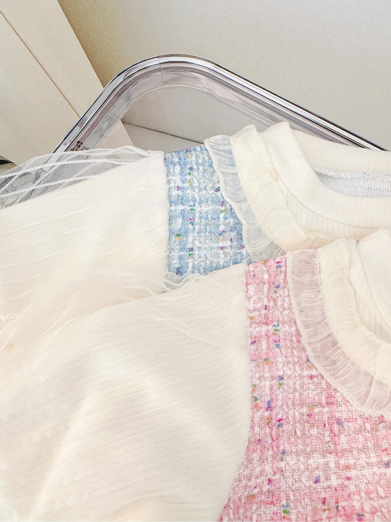 فستان الأميرة توتو الجميل للفتيات الصغيرات بأكمام طويلة مع فيونكة منقوشة من التل تويد فستان ربيع الخريف للارتداء اليومي وحفلات أعياد الميلاد