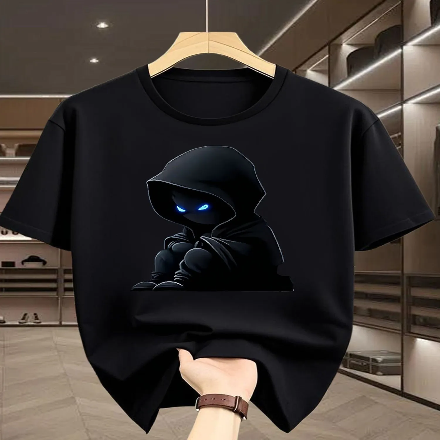 Men'S T-Shirt Summer New Loose Breathable Round Neck Short Sleeve Top Trendy Casual All-Match Easy Men'S T-Shirt Retro Graphic Shirt, Holiday Tshirt