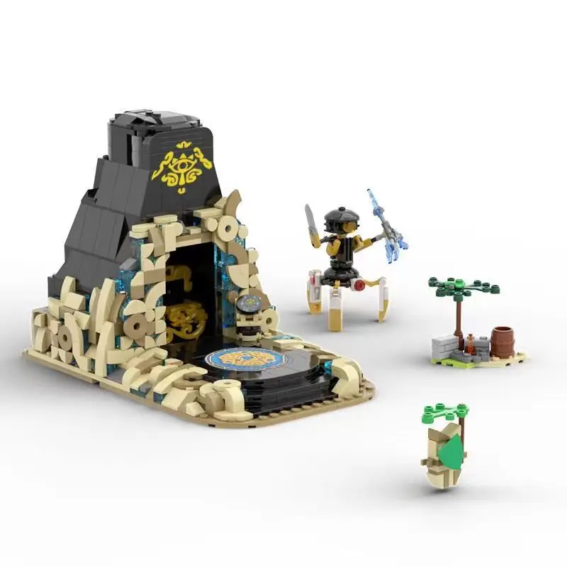 

The Legend of Zelda: Breath of The Wild Tears of The Kingdom Temple Puzzle Puzzle Building Block Toys Compatible with LG 697