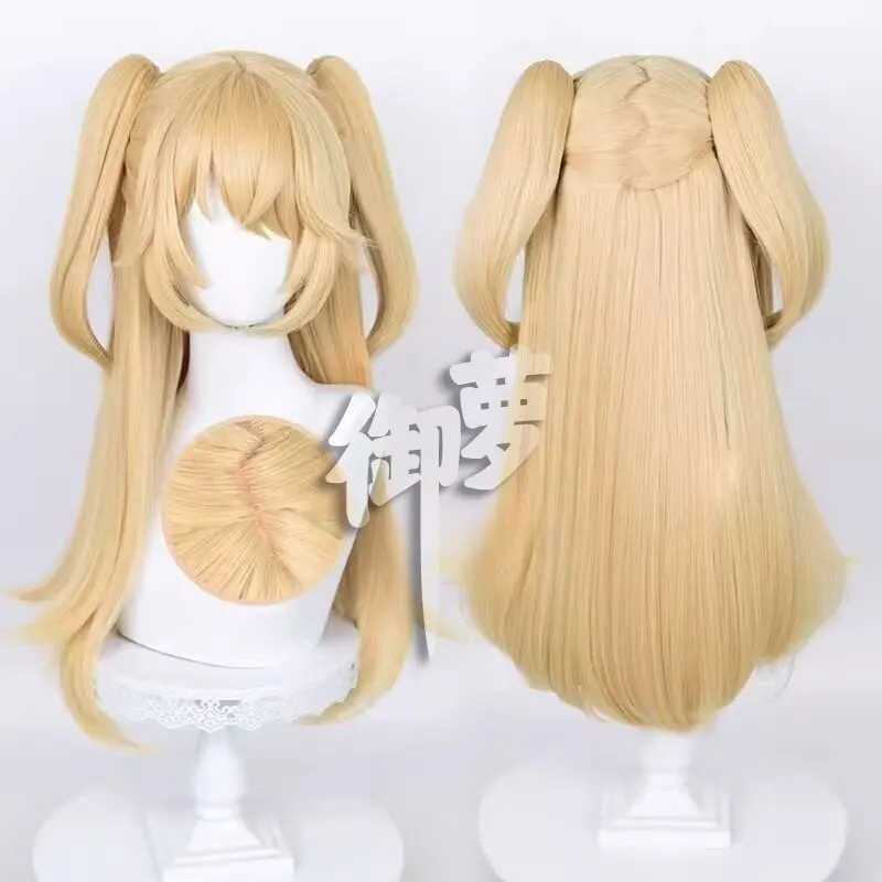 Fischl Cosplay Wig High Temperature Matte Fiber for Game Anime Character Role Play Halloween Party Christmas Carnival