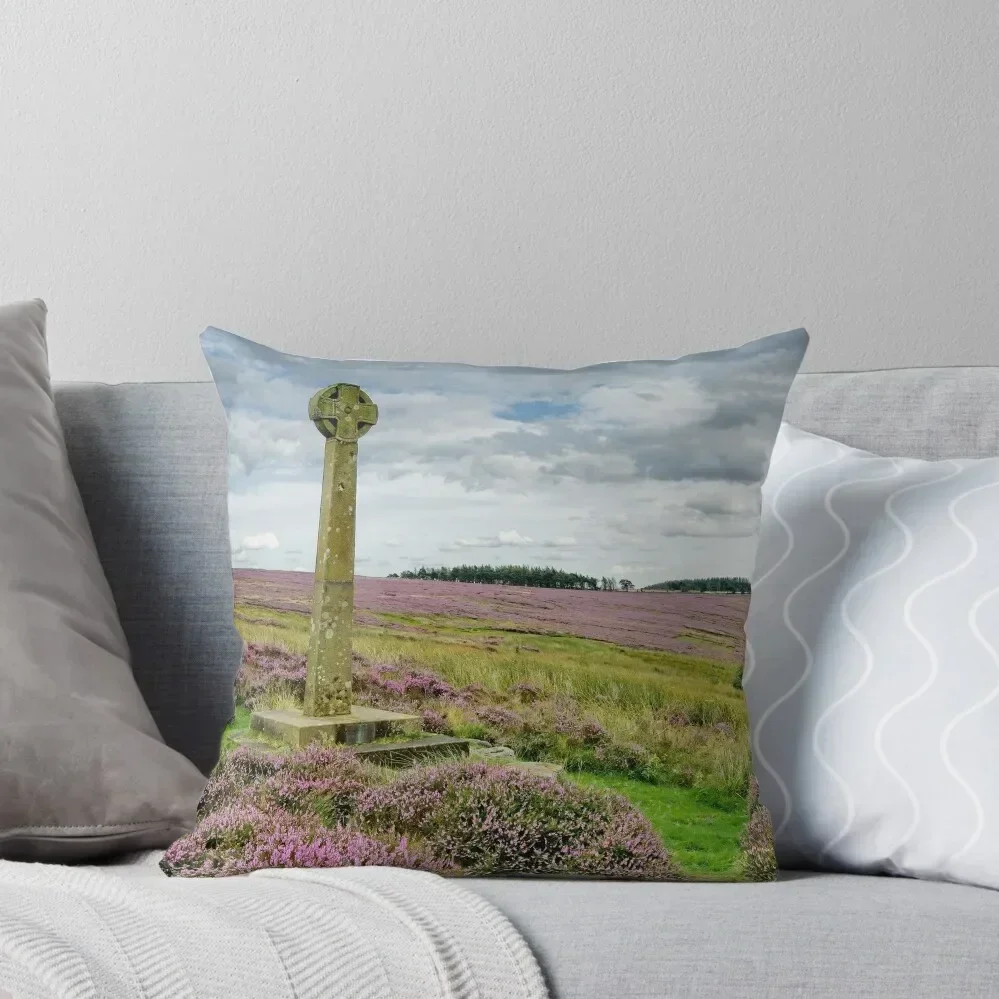 Rosedale Millenium Cross North York Moors Throw Pillow Plaid Sofa luxury sofa pillows Custom Cushion Photo pillow