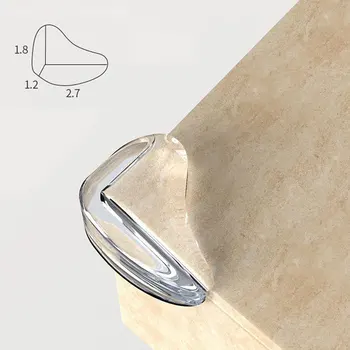 2023 neue Baby Tisch Ecke Protector Schutz Kinder Silikon Transparent Sicherheit für Baby Kind Möbel Sicherheit Abdeckung