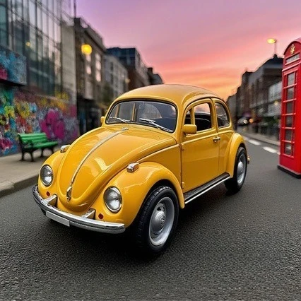 

Классический ретро жук, игрушечный автомобиль из сплава, масштаб 1:36, литой под давлением металлический автомобиль с откатным механизмом, модель игрушечного модели автомобиля