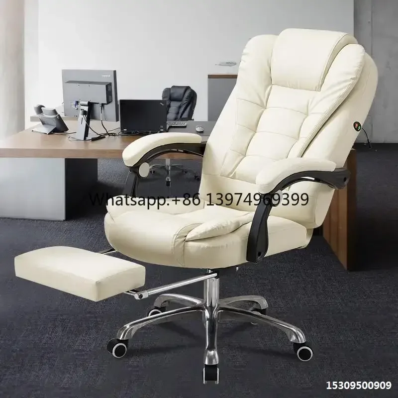 Cheap Prices Leather Executive boss Manager Swivel Office Visitor Chair Executive Ergonomic Massage Office Chairs for Office fac