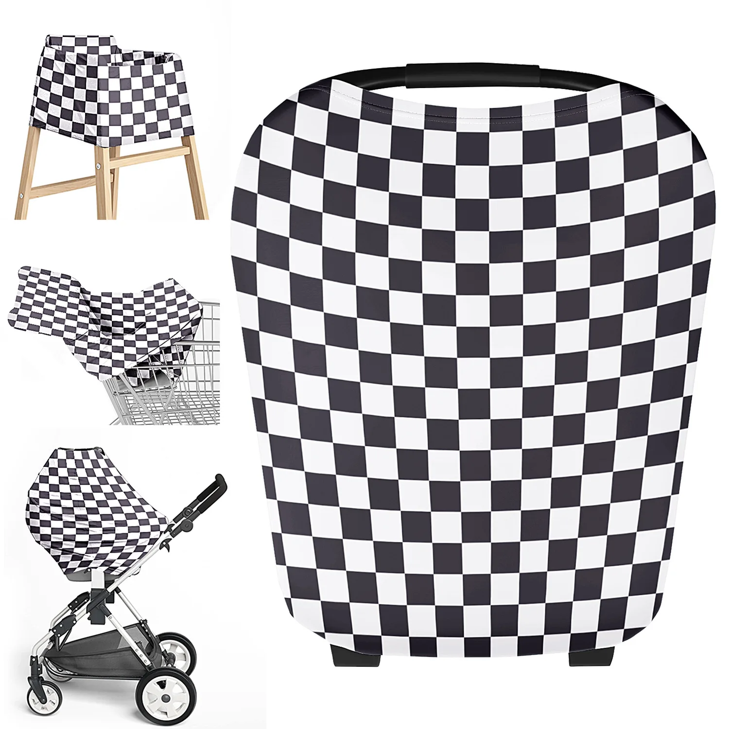 New Nursing Scarf Breastfeeding Privacy Cover Infant Car Seat Stroller Baby Feeding Cover Universal Nursing Stroller Accessories